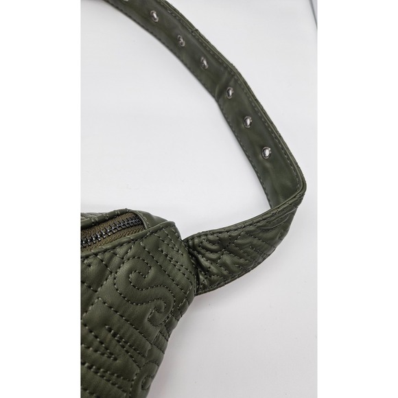 Steve Madden Quilted Belt Bag Olive Green Fanny Pack Crossbody Adjustable‎ Strap main image 8